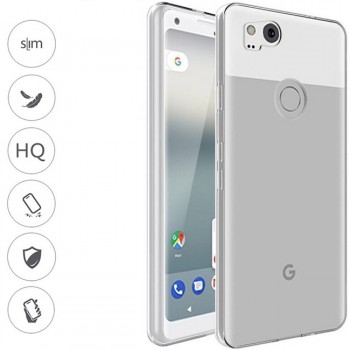 Skaidrus silikoninis dėkliukas  (Google Pixel 2)